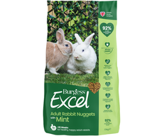 Burgess Excel Adult Rabbit med Mint 3kg