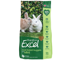 Burgess Excel Adult Rabbit med Mint 3kg