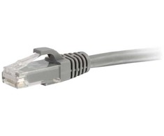 C2G 0,3 m Cat6 UTP tinklo kabelis su įdėklu, neekranuotas - pilkas, 0,3 m, Cat6, U/UTP (UTP), RJ-45, RJ-45, pilkas