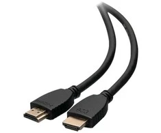C2G 0.3m High Speed HDMI Cable with Ethernet - 4K 60Hz, 0.3 m, HDMI Type A (Standard), HDMI Type A (Standard), 3D, 18 Gbit/s, Juodas