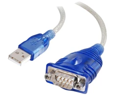 Šakotuvas C2G kabelis / USB į DB9 kištuką ir nuoseklųjį adapteris