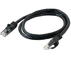 C2G Kabelis / 10 m juodas CAT6 PVC bekontaktis UTP CB
