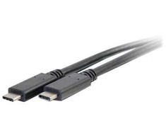 C2G 1 m USB C tipo kabelis – palaikymas 4K – USB 3.1 (2 kartos) M/M – USB C kabelis, 1 m, USB C, USB C, USB 3.2 Gen 2 (3.1 Gen 2), kištukas/kištukas, juodas