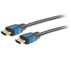 C2G 3 pėdų (90 cm) didelės spartos HDMI® kabelis su jungiamosiomis jungtimis – 4K 60Hz, 0,9 m, HDMI A tipo (standartinis), HDMI A tipo (standartinis), 3D, juodas