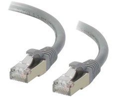 C2G Cat6a ekranuotas (STP) tinklo pataiso laidas su apsauga - pataiso laidas - RJ-45 (vyras) į RJ-45 (vyras) - 0,5 m - STP - CAT 6a - formuotas, be užkabinimo, su įtempimo sumažinimu - pilkas