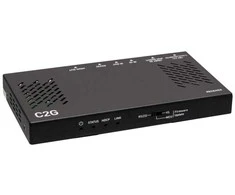 C2G HDMI® itin plonas HDBaseT + RS232 ir IR per katės ilgintuvą imtuvas - 4K 60Hz, 3840 x 2160 pikselių, AV imtuvas, 70 m, laidinis, juodas