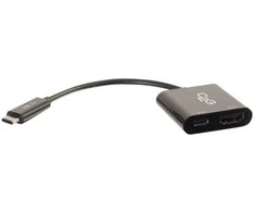 C2G USB C į HDMI garso / vaizdo adapteris su maitinimo tiekimu - USB C tipo į HDMI, juodas, 3840 x 2160 pikselių