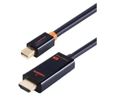 Cabletime 580340074, 1,8 m, Mini DisplayPort, HDMI, Kištukas, Kištukas, Auksinis