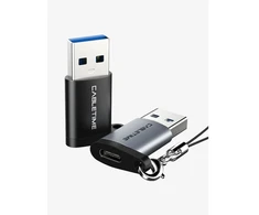 Cabletime CP73B, USB Type-A, USB Type-C, Juoda
