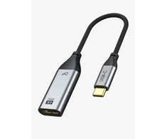 Cabletime CT-C160-PU31-CMDP1-S0.15, 0.15 m, Thunderbolt 3, DisplayPort, Kištukas, Lizdas, Tiesus