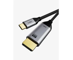 Cabletime CT-C160-PU31-CMDP2-S1 USB-C į DisplayPort kabelis 1 m 4K60Hz