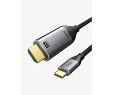 Cabletime CT-C160-PU31-CMHD2-S5, 5 m, USB C tipo, HDMI, kištukas, kištukas, tiesus
