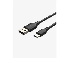 Cabletime CT-C160-U32(3A)-CMAM1-B2, 2 m, USB C, USB A, USB 2.0, 0,48 Gbit/s, Juoda