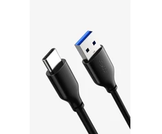 Cabletime CT-C160-U33-CMAMN-B2, 2 m, USB C, USB A, USB 3.2 Gen 1 (3.1 Gen 1), 5 Gbit/s, Juoda