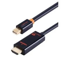 Cabletime 580340075, 3 m, Mini DisplayPort, HDMI, Kištukas, Kištukas, Auksinis