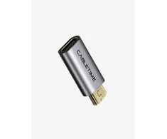 Cabletime CP78G, „MicroUSB Type-B“, USB Type-C, pilkas