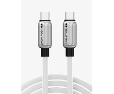 Cabletime USB-C silikoninis įkrovimo laidas 240 W, USB-C: kištukas - USB-C: