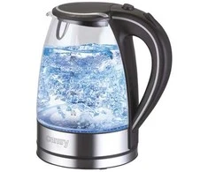 Adler Camry | Virdulys | CR 1290 | Standard | 2200 W | 2 L | Plastic/glass | 360° rotational base | Juodas/Transparent