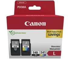 Originalių Canon rašalo kasečių komplektas (juodas ir spalvotas), 11/15 ml + 50 vnt. blizgaus fotopopieriaus