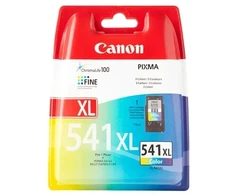 Canon CL-541XL, Didelės (XL) talpos, Žydra, Purpurinė, Geltona, 15 ml, 1 vnt., 400 puslapių, Vienkartinė pakuotė