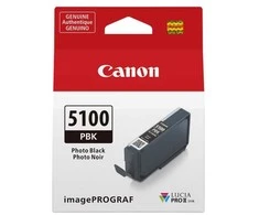 Canon originalus rašalas / kasetė PFI-5100 PBK, 6952C001, nuotrauka juodas