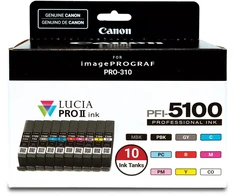 Rašalas Canon PFI-5100 10INK MULTI PACK/.
