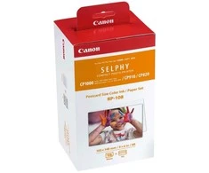 Canon RP-108 spalvotas rašalas + 100 x 148 mm popieriaus rinkinys, 108 lapai, sublimacinis rašalas, ekonominė pakuotė
