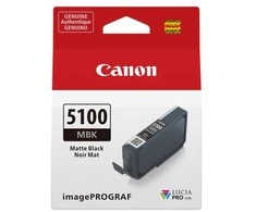 Originalus Canon rašalo kasetė PFI-5100 MBK, 6951C001, matinis juodas
