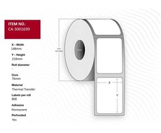 Capture Užfiksuokite CA-3001699 etiketes spausdinimui