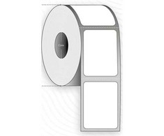 Capture Label 76x50 - Core 25. Baltas.