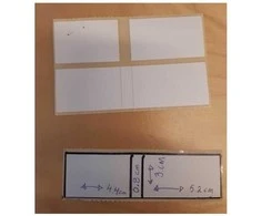 Capture Padalinta etiketė 104 x 30 mm, šerdis 25 mm, tiesioginis terminis, dengta,