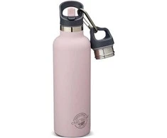 CARL OSCAR Nerūdijančio plieno termo gertuvė su šiaudeliu, Rožinė 700 ml