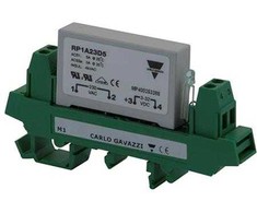 Carlo Gavazzi 1 poliaus kintamosios srovės SSR relė ZS (nulinio perjungimo) 230 VACrms 5 AACrms 4-32 VDC 5A