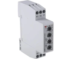 Carlo Gavazzi automatikos DIN bėgelio tvirtinimo laikmačio relė, 24 V nuolatinė srovė, 24–240 V kintamoji srovė, 2 kontaktai, 0,1 s–100 val., SPDT