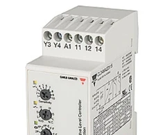 Carlo Gavazzi Lygio stiprintuvo relė 2–4 lygiai, 230 V kintamosios srovės, DIN bėgelis, 2 x 8 A relė, B: 36 mm