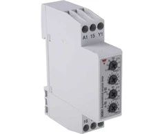 Carlo Gavazzi Automation DIN Rail Mount Timer Relay, 24 V dc, 24 - 240V ac, 2-Contact, 0.1 s - 100h, SPDT