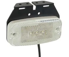 Carpoint Priekinis gabaritinis žibintas, baltas 110x41x27