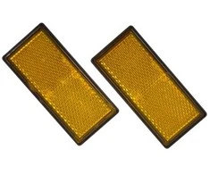 Carpoint Šviesą atspindinčios geltonos 86x40mm 2 vnt.