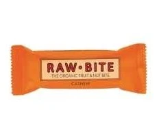 KNYGA Rawbite Batonėlis su anakardžiais, eko, 50 g