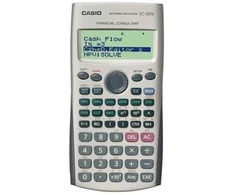 Casio financial skaičiuotuvas FC100V-2, Juodas