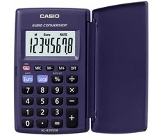 Casio HL-820VER, Kišeninis, Bazinis, 8 skaitmenų, 2 linijų, Baterija, Mėlynas