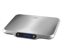 Virtuvinės svarstyklės Caso 3292, Electronic kitchen scale, 15 kg, 1 g, Nerūdijantis plienas, Nerūdijantis plienas, Nerūdijantis plienas