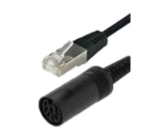 Cavus Adapterio kabelis 8 p. din f-rj45