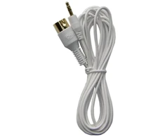 Cavus mp3 laidas 3,5 mm–DIN 3 m, baltas