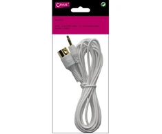 Cavus mp3 laidas 3,5 mm–DIN 3 m, baltas
