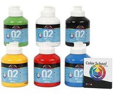 Creative Toys A-Color – Akriliniai dažai – Matiniai – 6 x 500 ml (32132)