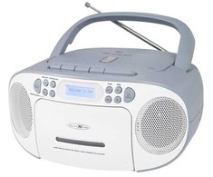 Grotuvas Reflexion RCR2260DAB Boombox balta/mėlyna