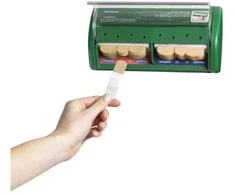 Orkla Care Ab „Salvequick“ pleistrų dozatorius 1009070, plastikinis – žalias