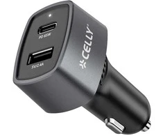 Celly Įkroviklis 1xUSB-C PD 1xUSB-A 65W