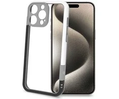 Dėklas Celly Bumper iPhone 16 Pro Max Svart/Vit
